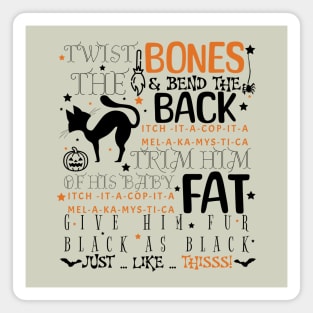 Hocus Pocus Curse Magnet